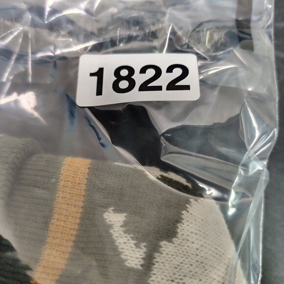 Danner Boots Pom Beanie Hat Green Winter Cuff Knit - Picture 10 of 10